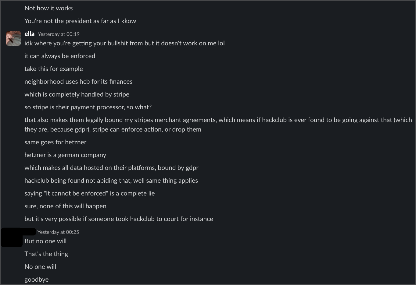 Conversation with second intern - part 3